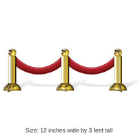 12 Pack Bulk 3-D Stanchion Party Centerpiece