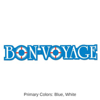 12 Pack Bulk Bon Voyage Party Streamer