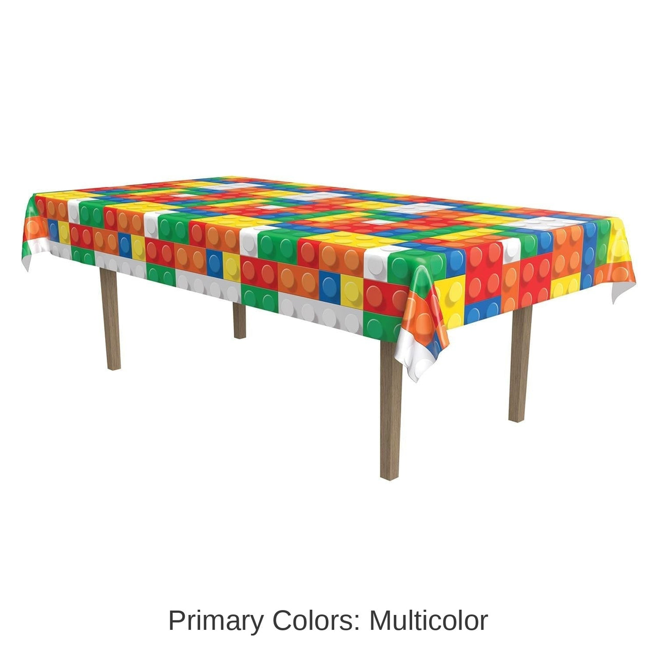 12 Pack Bulk Building Blocks Party Tablecover