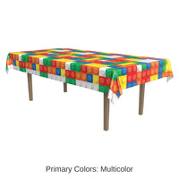 12 Pack Bulk Building Blocks Party Tablecover
