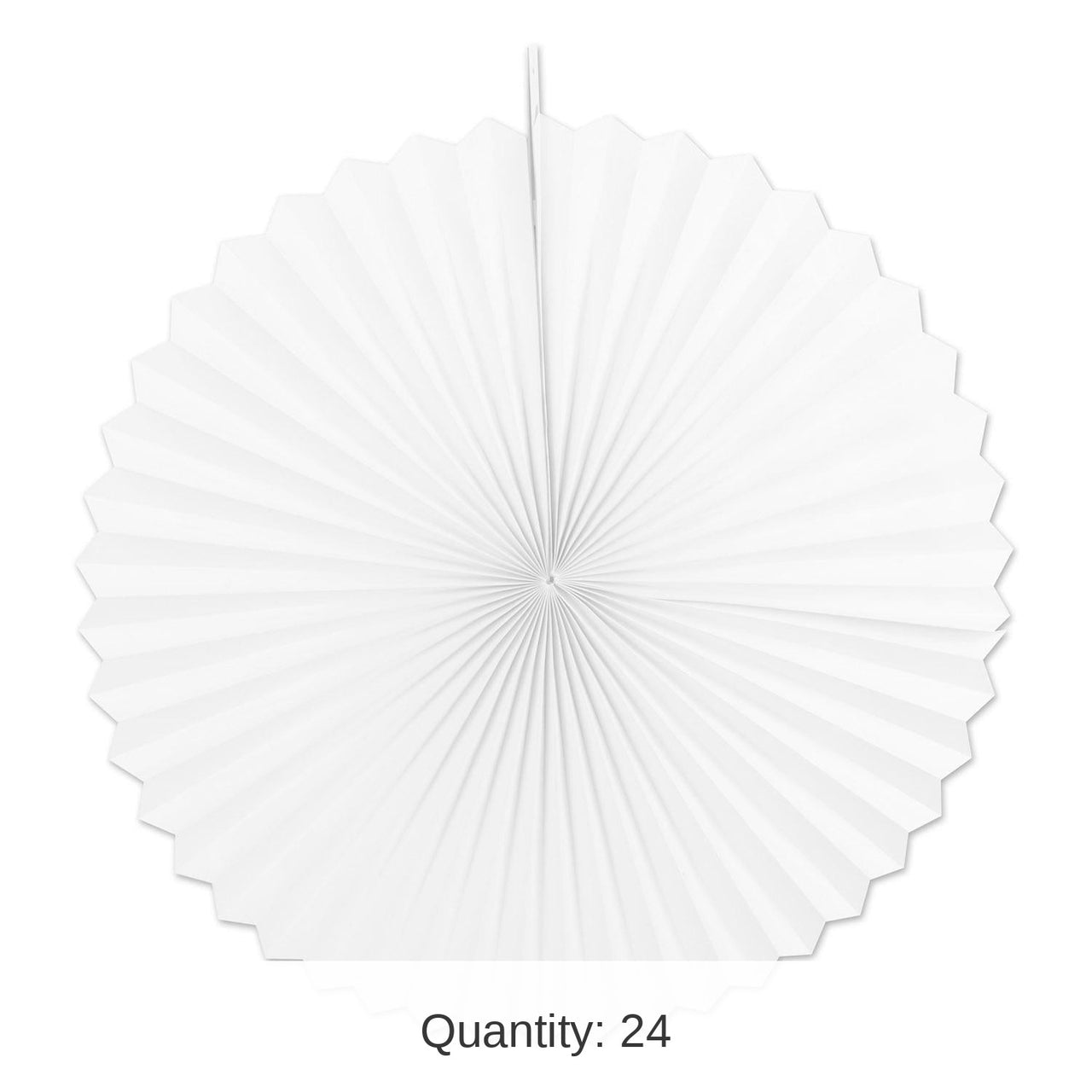 24 Pack Bulk Party Jumbo Accordion Paper Fans