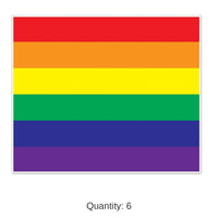 6 Pack Bulk Rainbow Party Insta-Mural Photo Op