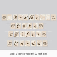 12 Pack Bulk Wedding Streamer Set