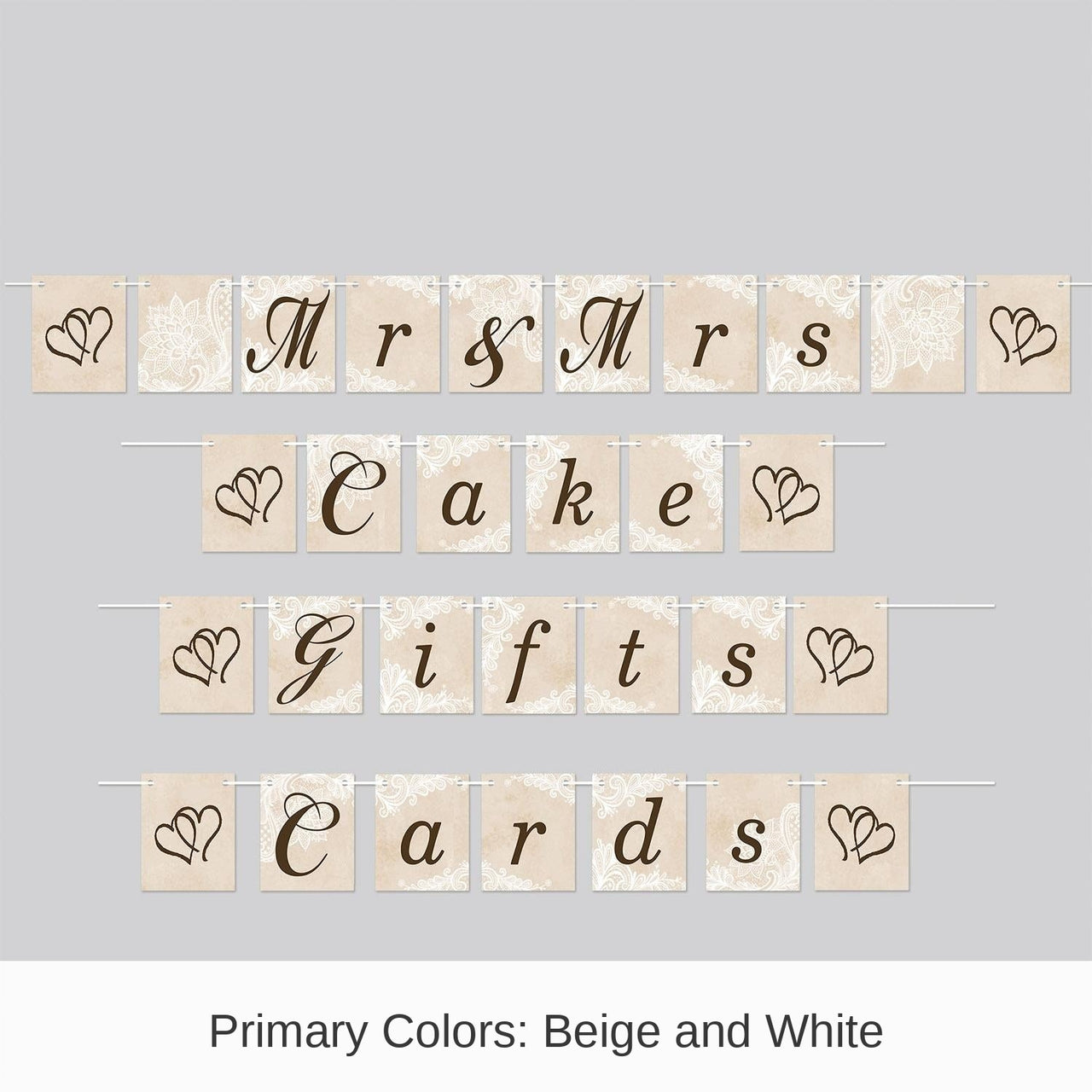 12 Pack Bulk Wedding Streamer Set
