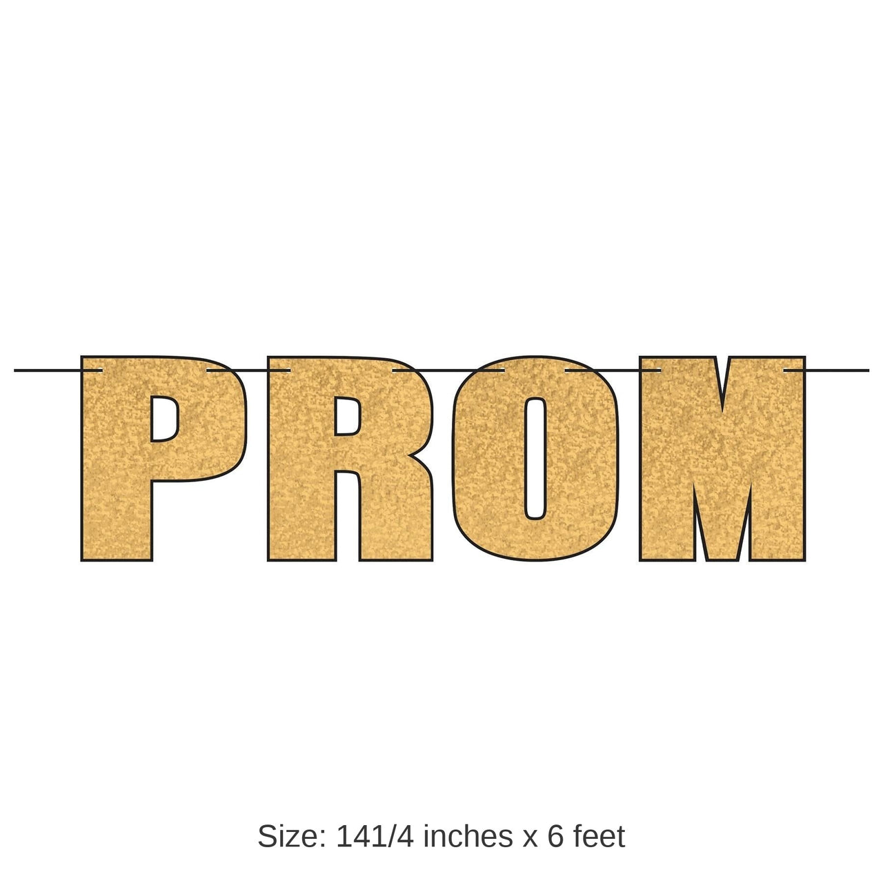 12 Pack Bulk Prom Party Streamer- Gold