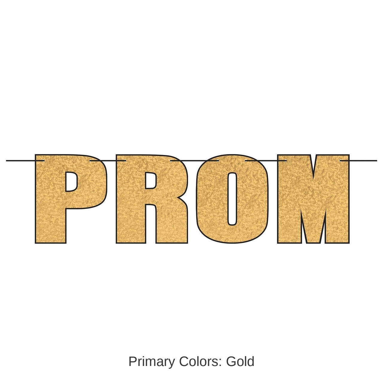 12 Pack Bulk Prom Party Streamer- Gold