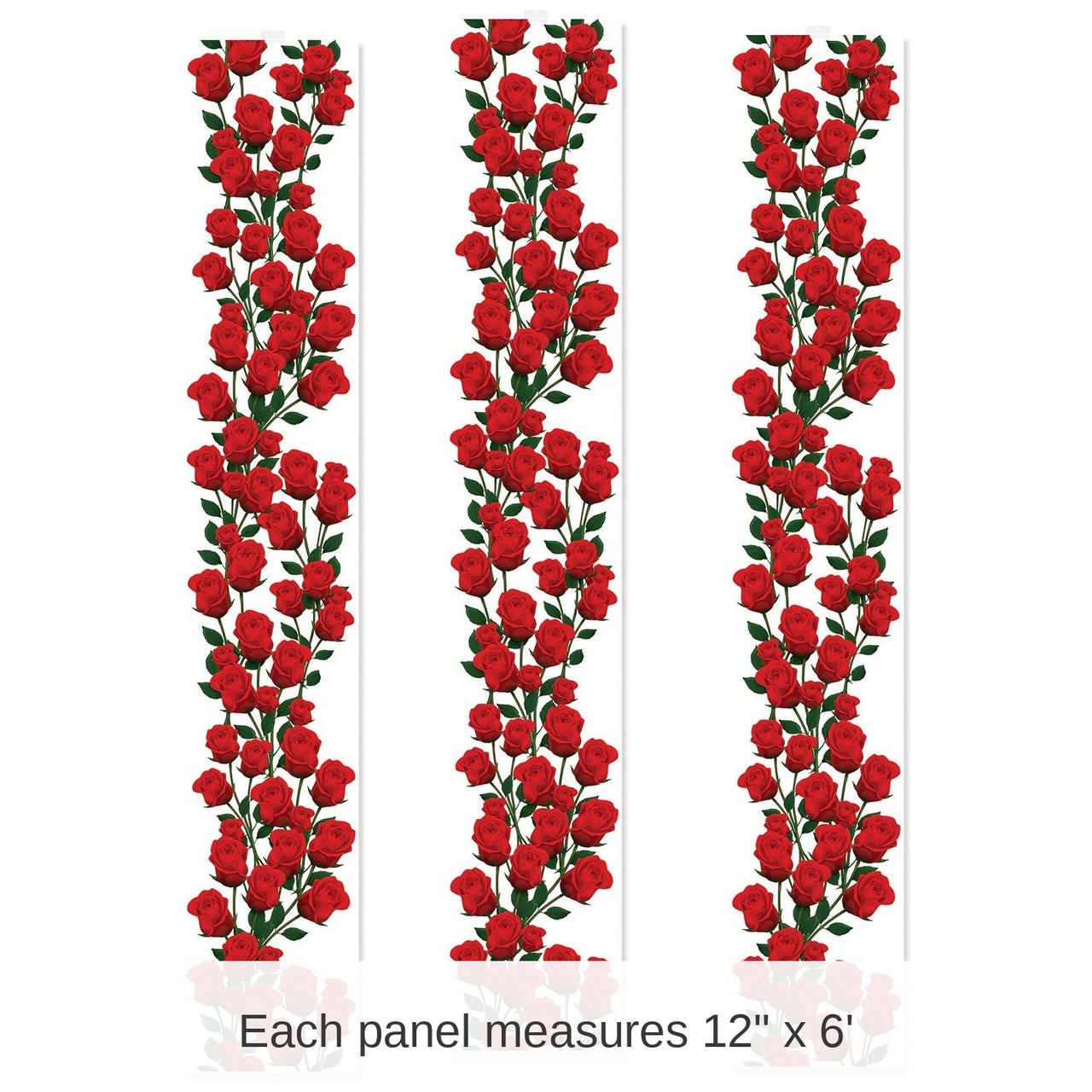 36 Pack Bulk Roses Party Panels