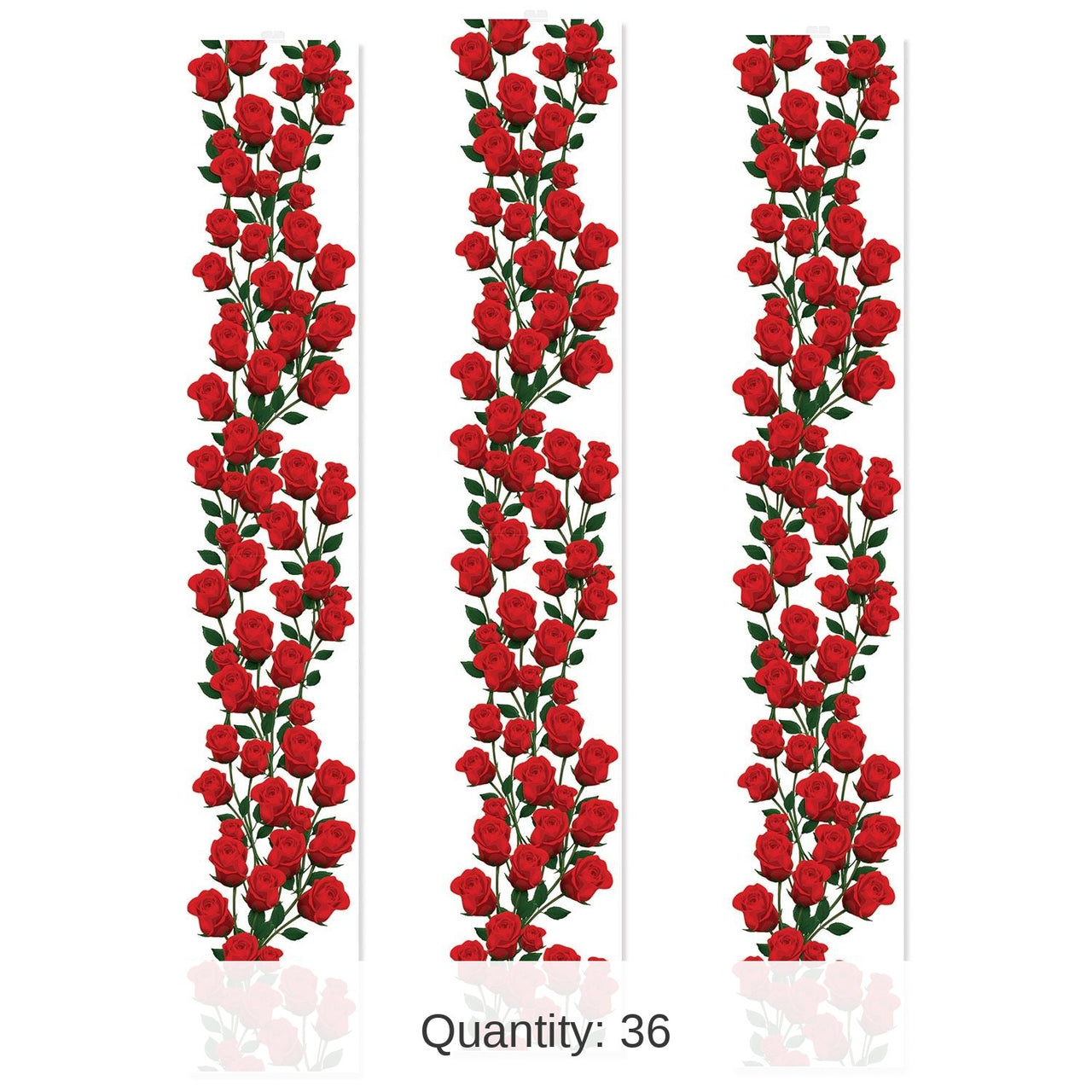 36 Pack Bulk Roses Party Panels