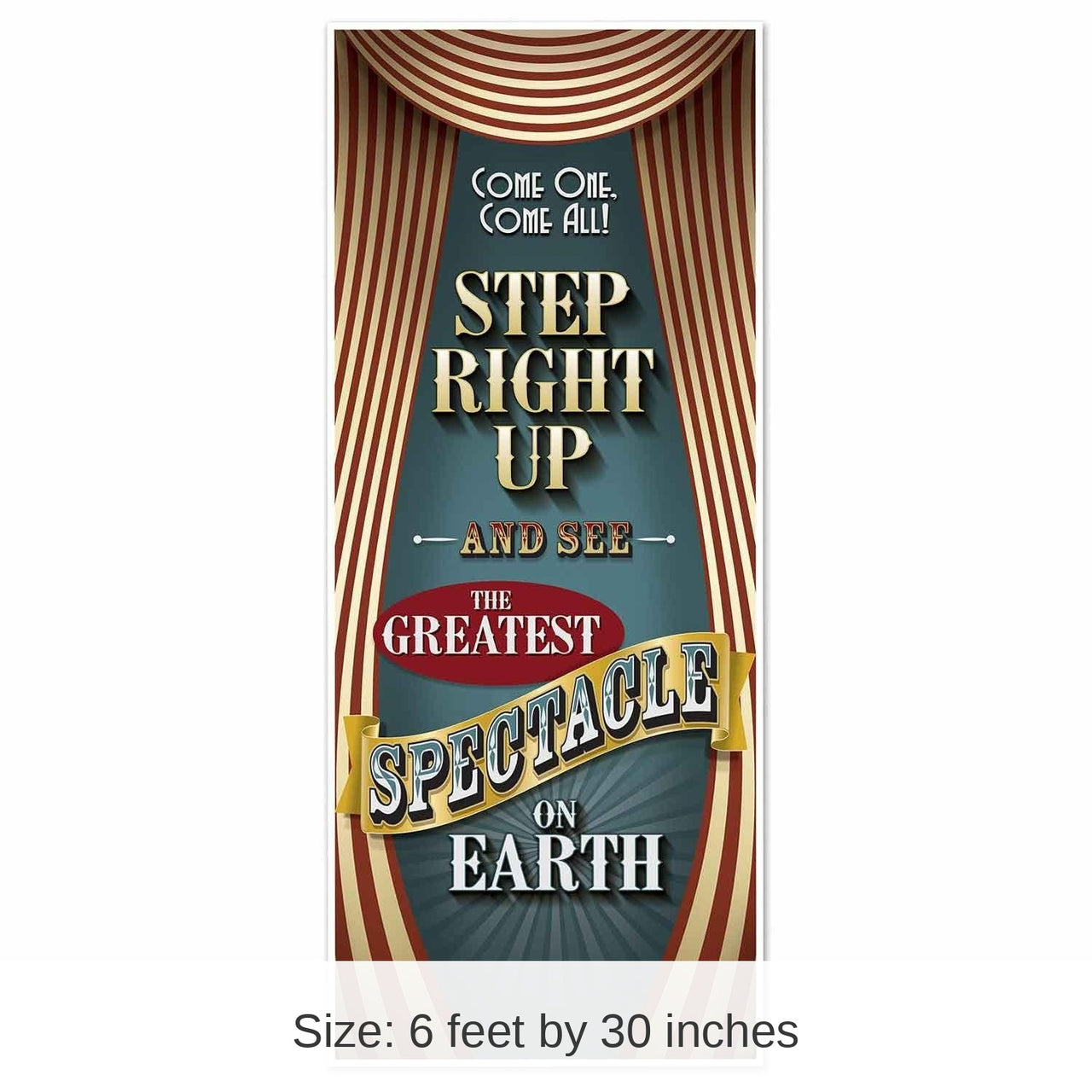 12 Pack Bulk Vintage Circus Party Door Cover