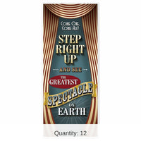 12 Pack Bulk Vintage Circus Party Door Cover