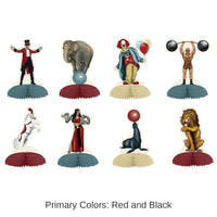96 Pack Bulk Vintage Circus Mini Party Centerpieces