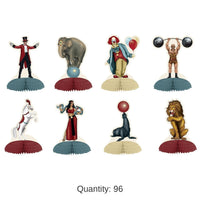 96 Pack Bulk Vintage Circus Mini Party Centerpieces