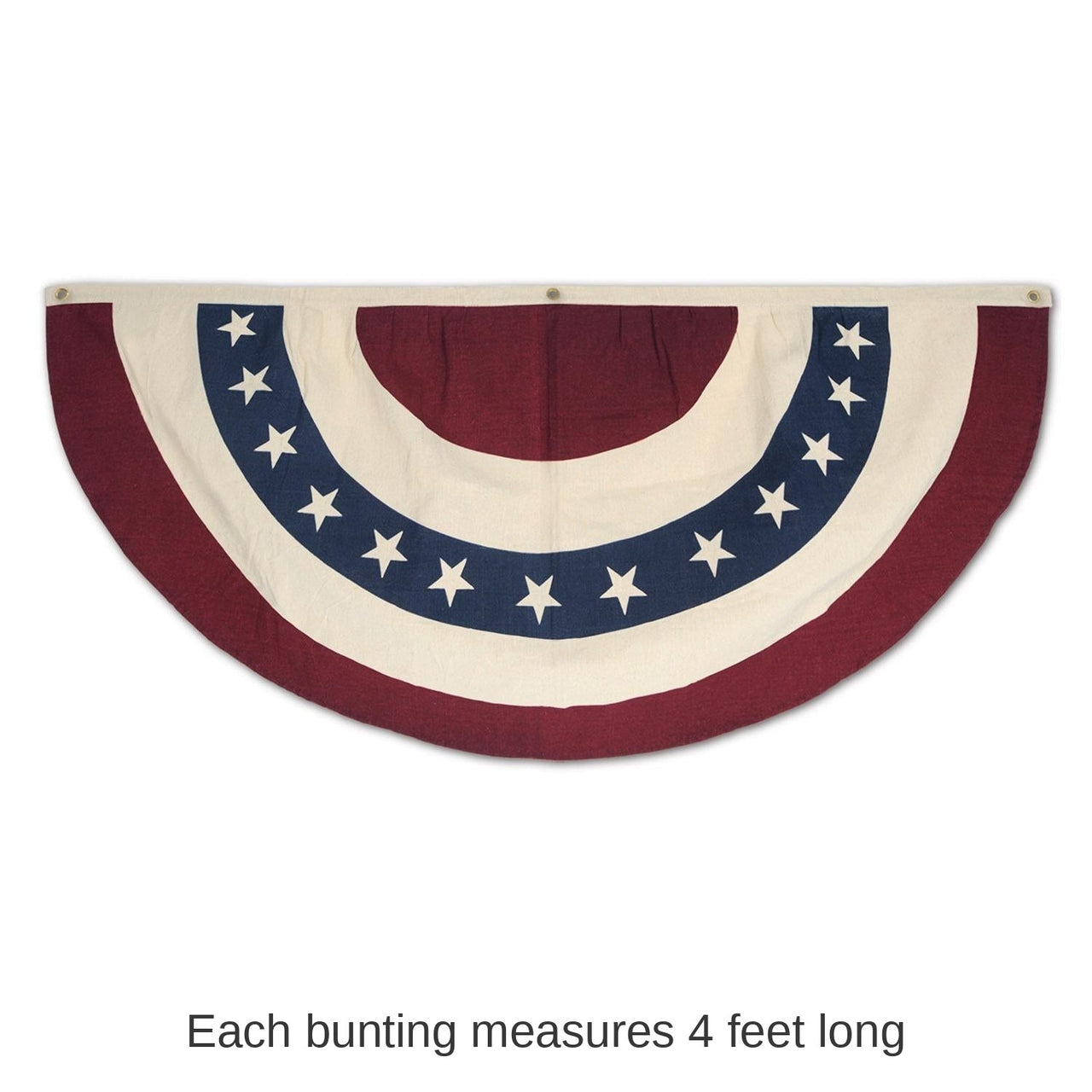 6 Pack Bulk Americana Fabric Party Bunting
