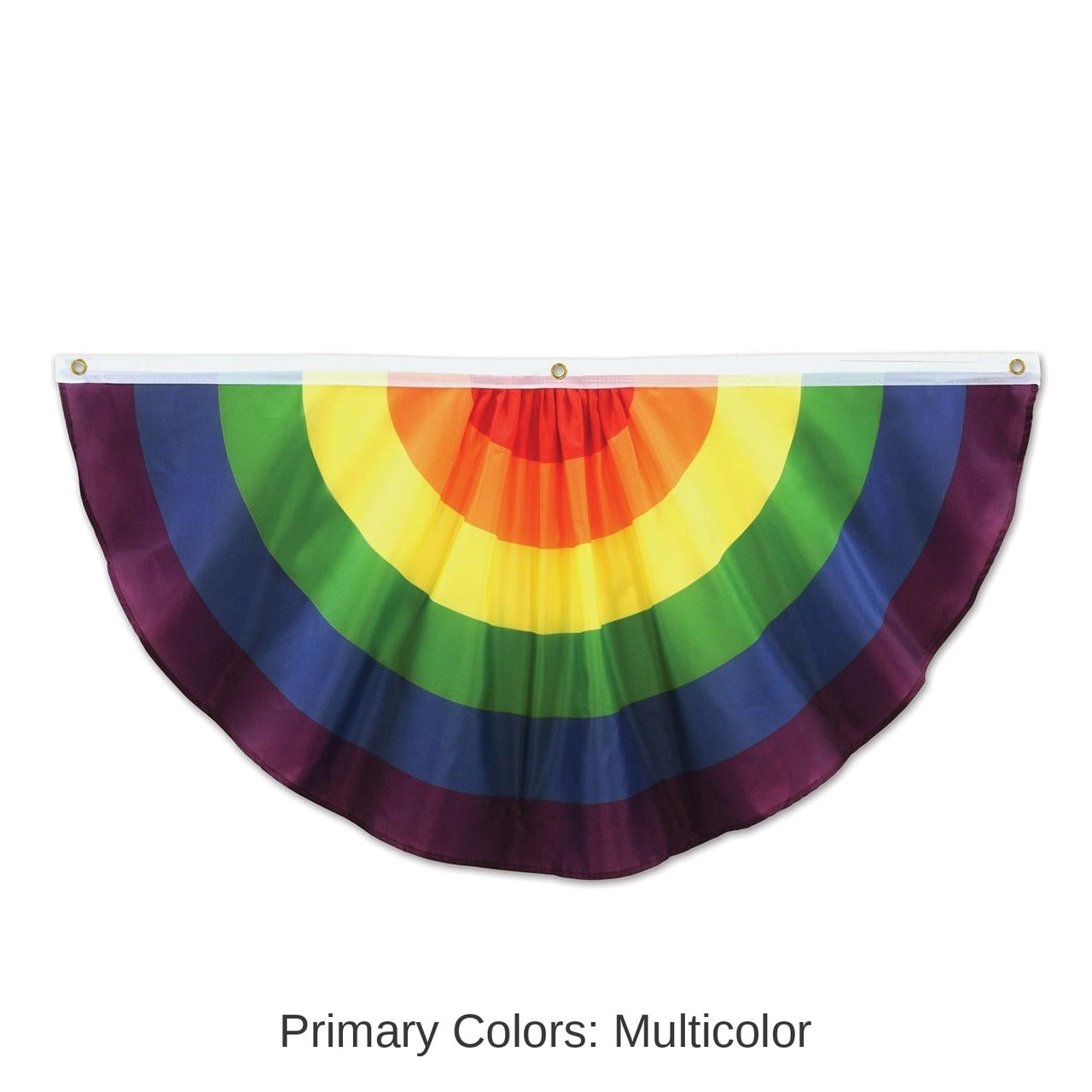6 Pack Bulk Rainbow Party Fabric Bunting