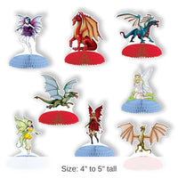 96 Pack Bulk Fantasy Mini Party Centerpieces
