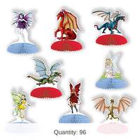 96 Pack Bulk Fantasy Mini Party Centerpieces