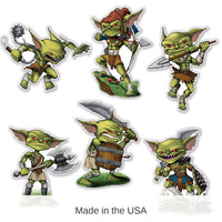 72 Pack Bulk Goblin Party Cutouts