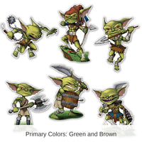 72 Pack Bulk Goblin Party Cutouts
