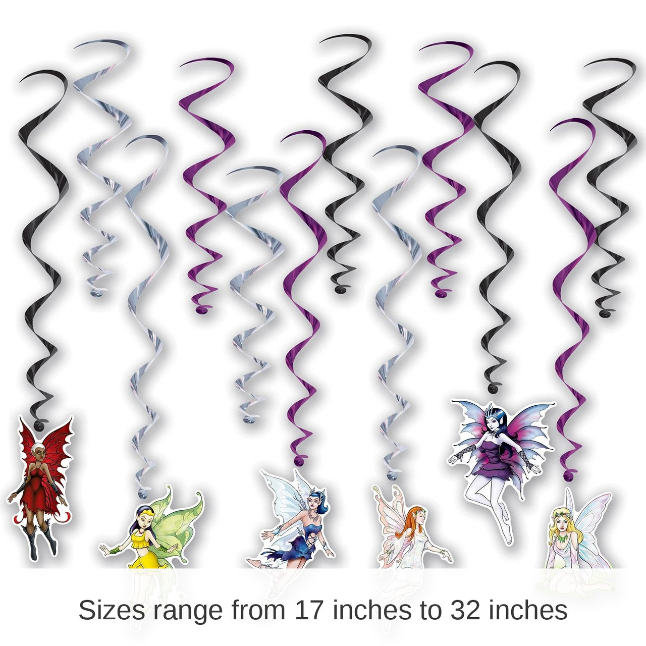 72 Pack Bulk Fairy Party Whirls