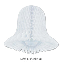 24 Pack Bulk 11 Inch-Packaged Westminster Wedding Bells white