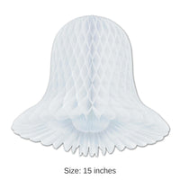 24 Pack Bulk 15 Inch-Packaged Westminster Wedding Bells white