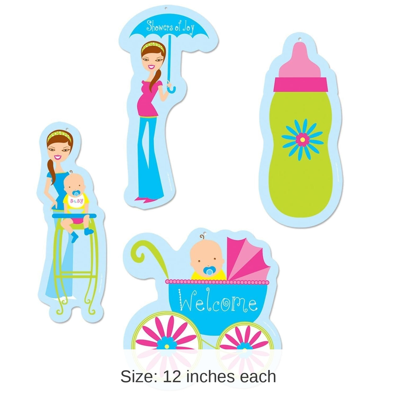 48 Pack Bulk Showers Of Joy Cutouts