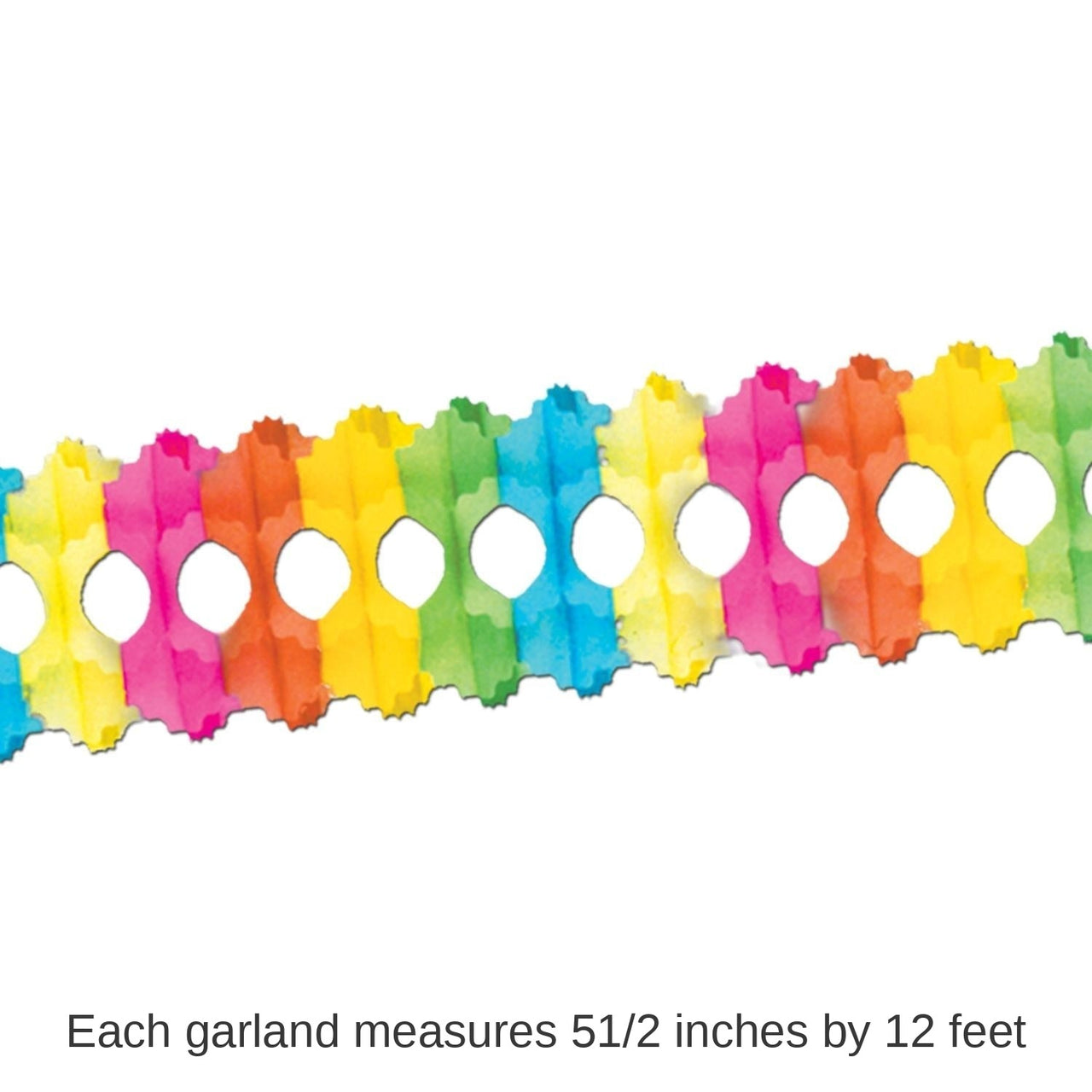 12 Pack Bulk Party Arcade Garland - multi-color