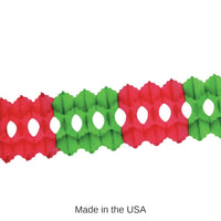 12 Pack Bulk Christmas Arcade Garland - red/green