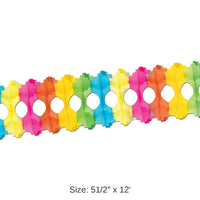 12 Pack Bulk Packaged Party Arcade Garland - multi-color