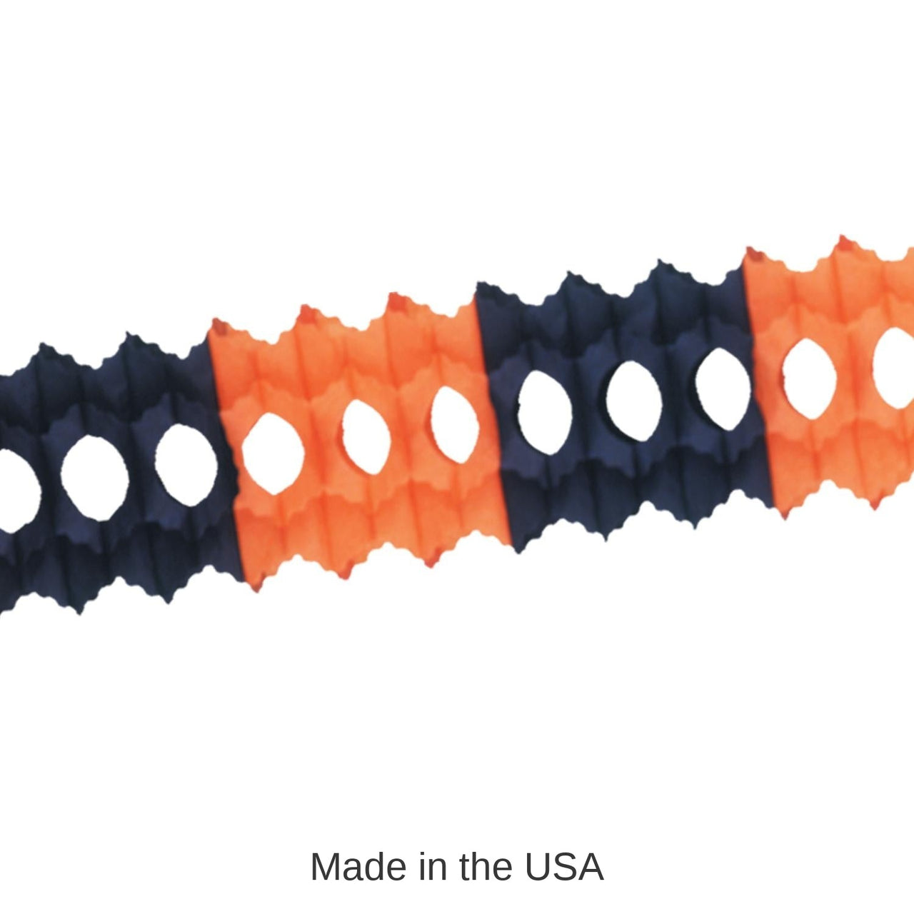 12 Pack Bulk Halloween Packaged Arcade Garland - orange/black