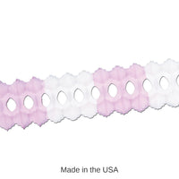 12 Pack Bulk Packaged Party Arcade Garland - pink/white