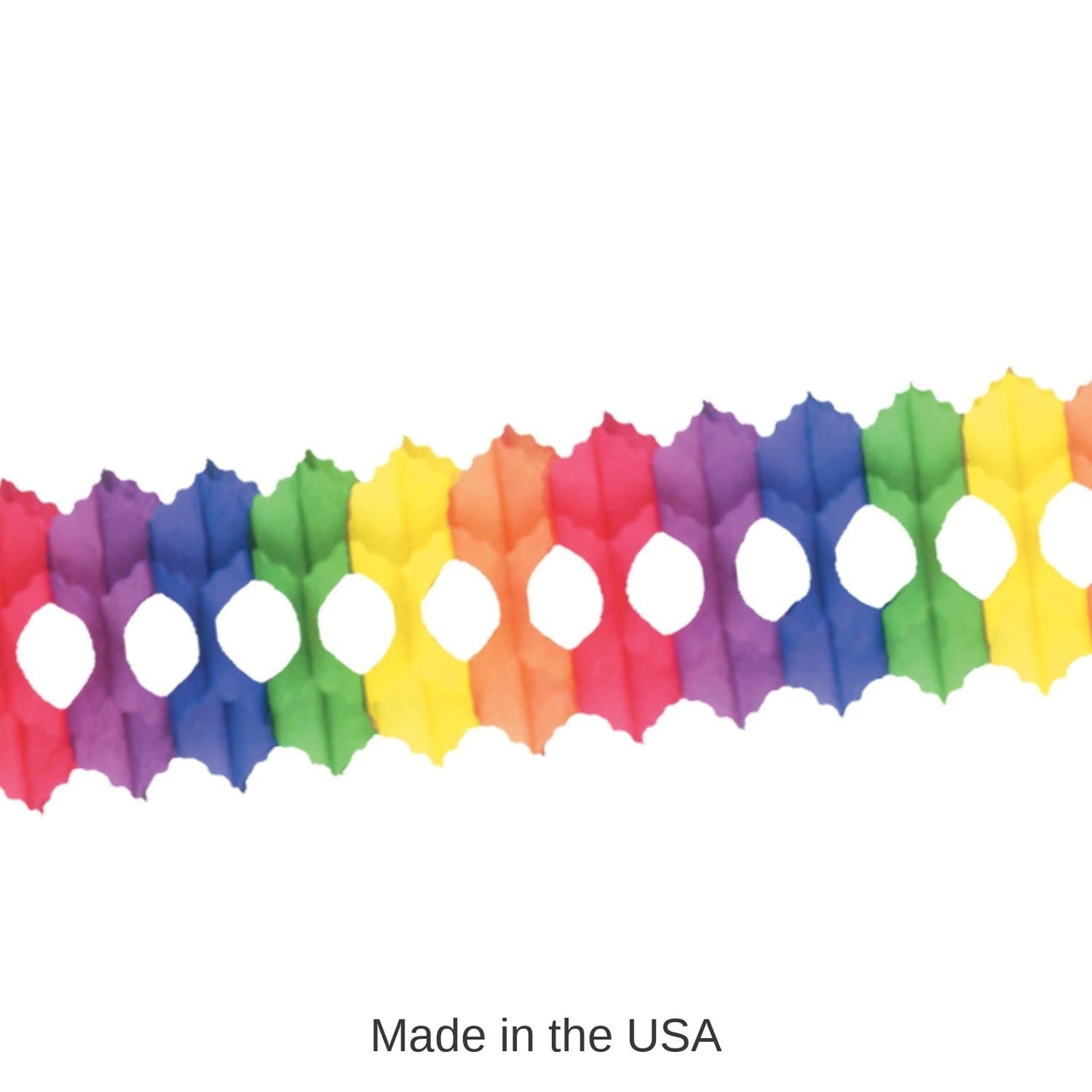 12 Pack Bulk Packaged Party Arcade Garland - rainbow