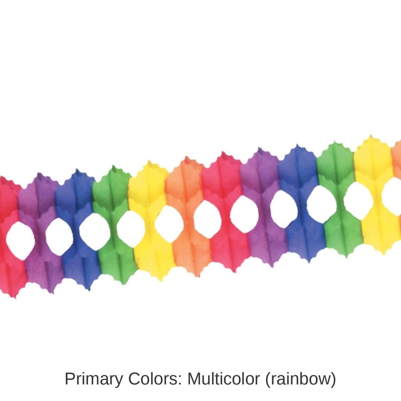12 Pack Bulk Packaged Party Arcade Garland - rainbow