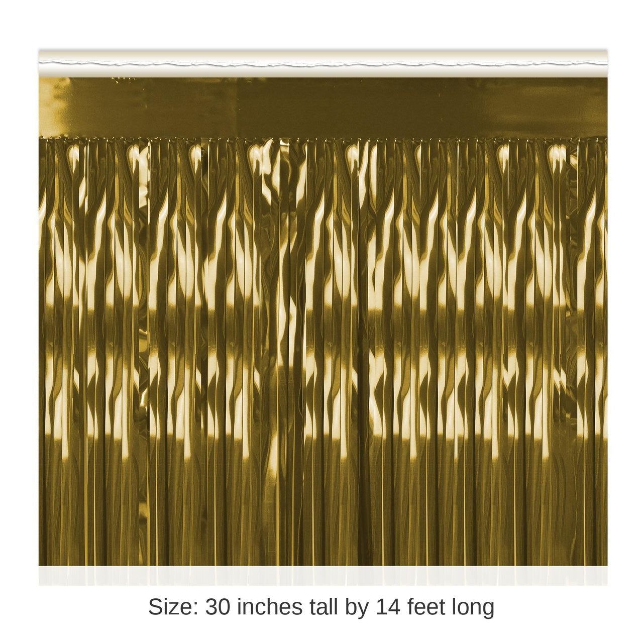 Bulk 6 Pack Bulk Gold Packaged 1-Ply Metallic Party Table Skirt