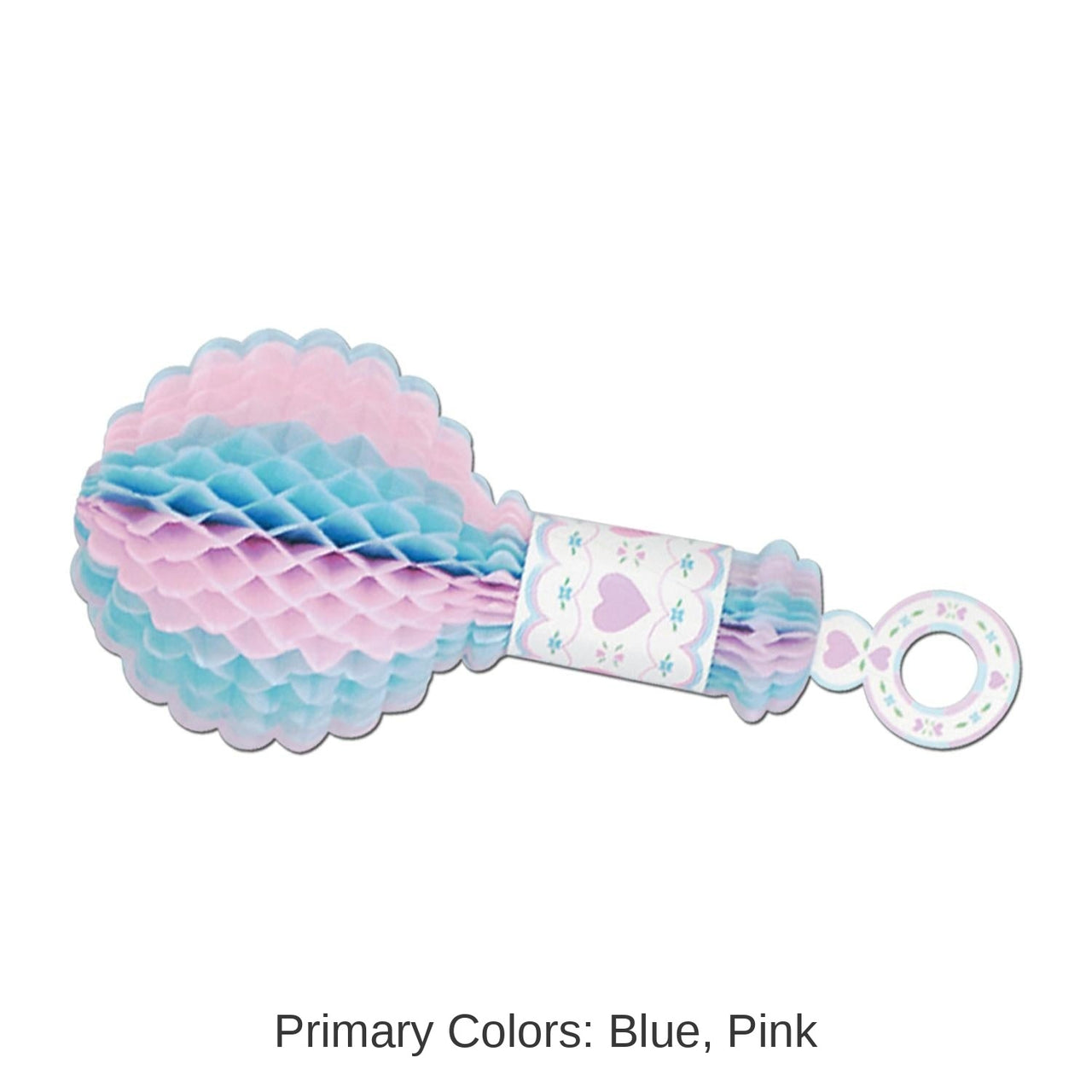 12 Pack Bulk Tissue Rattle Decoration
