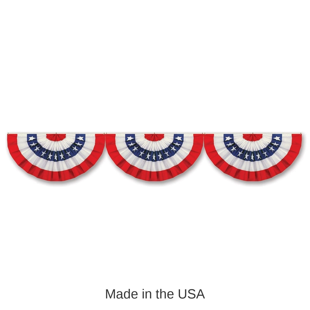 12 Pack Bulk Jointed Patriotic Bunting Party Cutout