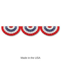 12 Pack Bulk Jointed Patriotic Bunting Party Cutout