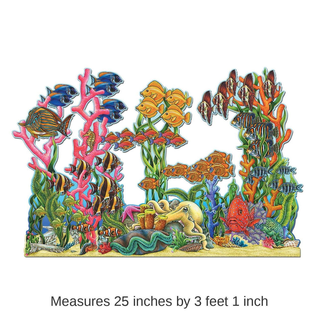 12 Pack Bulk Jointed Seascape Party Decoration
