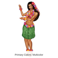 12 Pack Bulk Luau Party Jointed Hula Girl