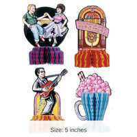 48 Pack Bulk 50's Mini Party Centerpieces