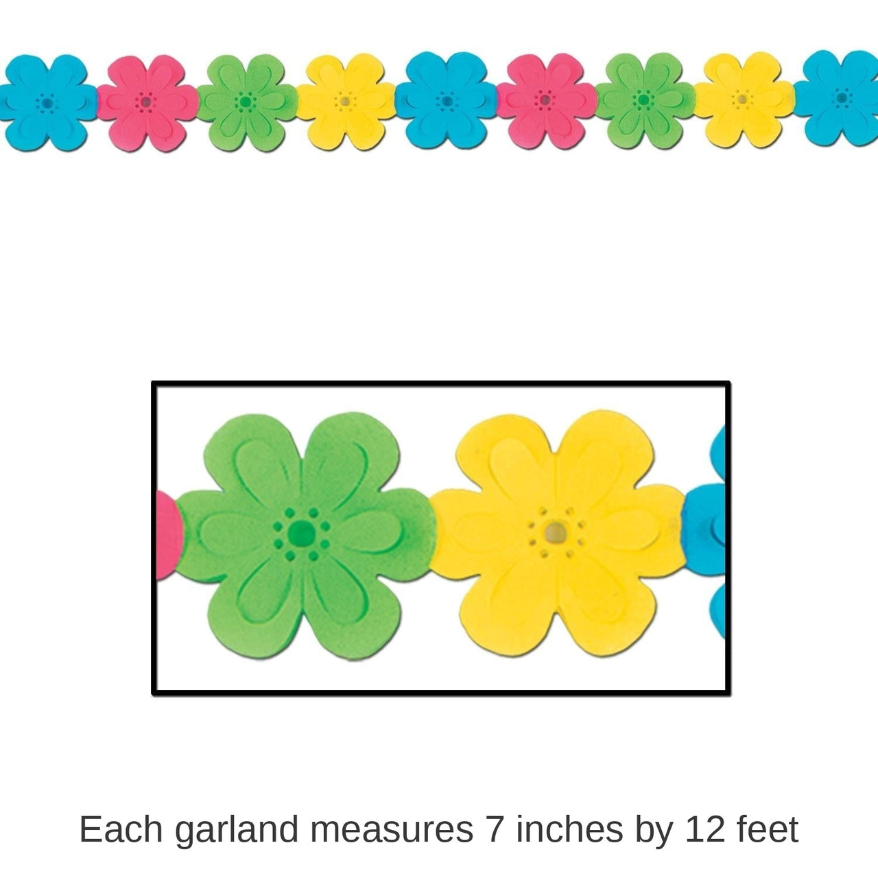 12 Pack Bulk Flower Party Garland
