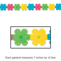 12 Pack Bulk Flower Party Garland