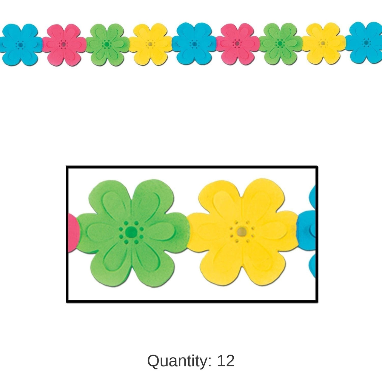 12 Pack Bulk Flower Party Garland