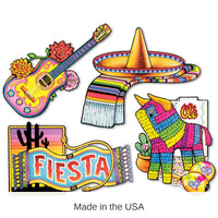48 Pack Bulk Fiesta Cutouts - prtd 2 sides