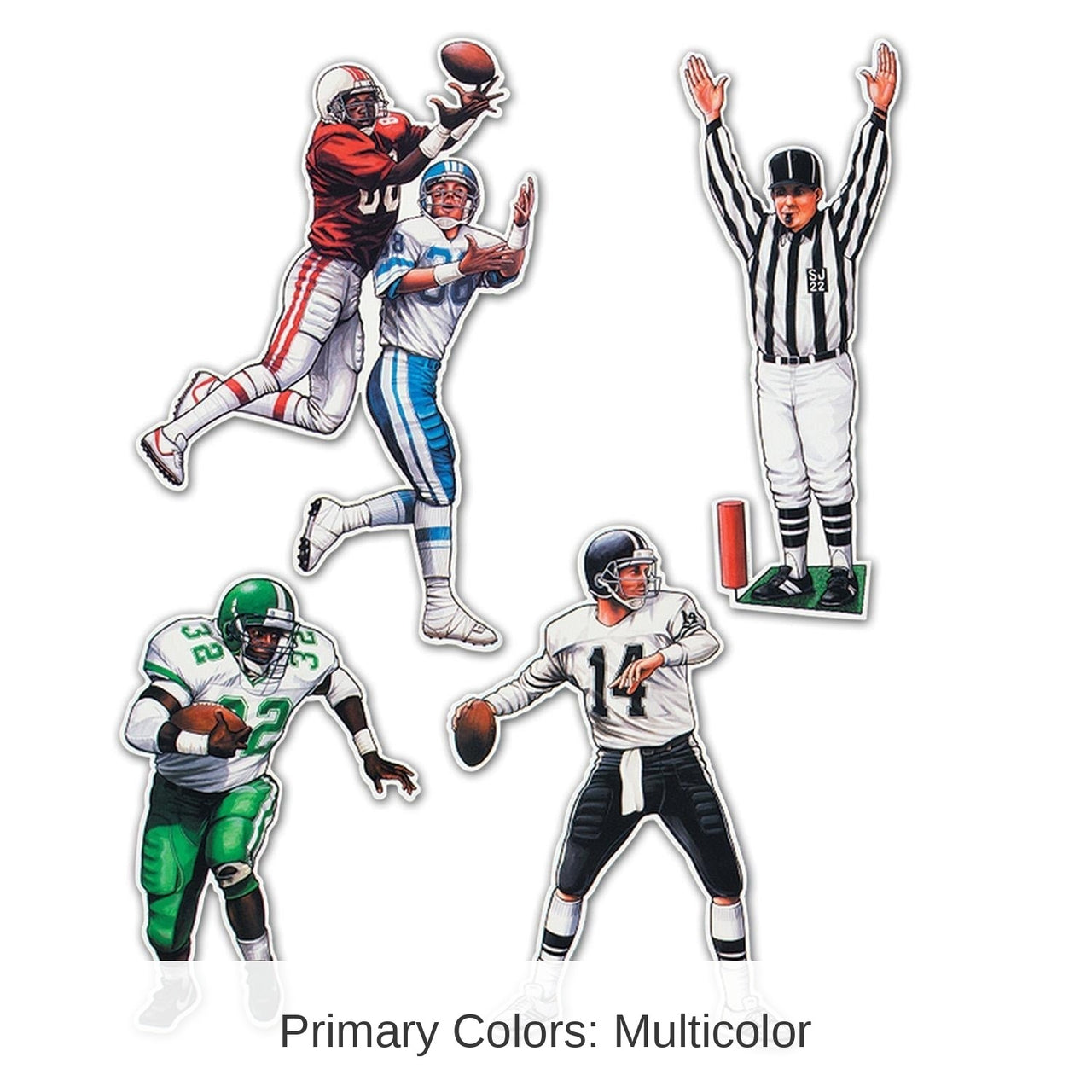 48 Piece Bulk Football Party Figures