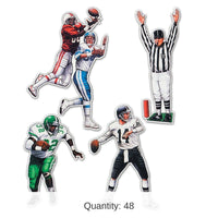 48 Piece Bulk Football Party Figures