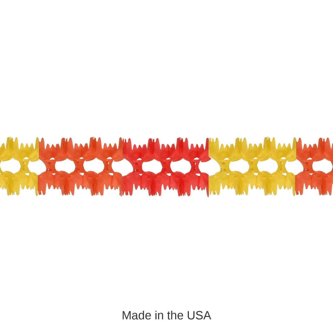 12 Pack Bulk Thanksgiving Pageant Garland - golden-yellow - orange - red