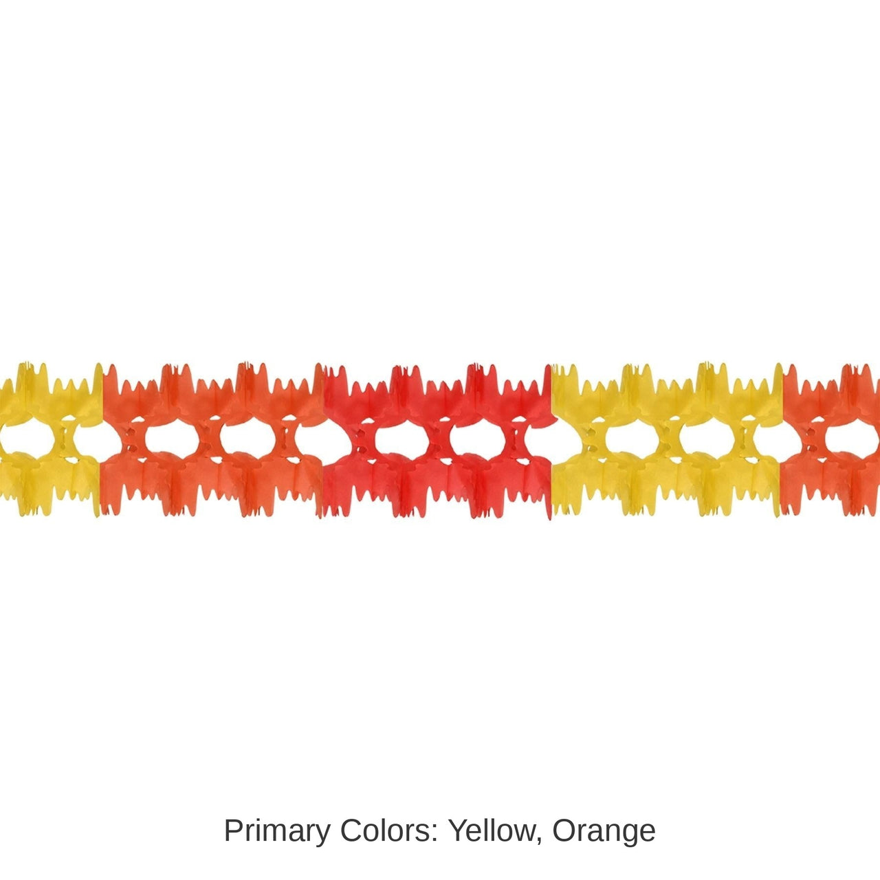 12 Pack Bulk Thanksgiving Pageant Garland - golden-yellow - orange - red