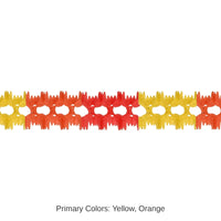 12 Pack Bulk Thanksgiving Pageant Garland - golden-yellow - orange - red