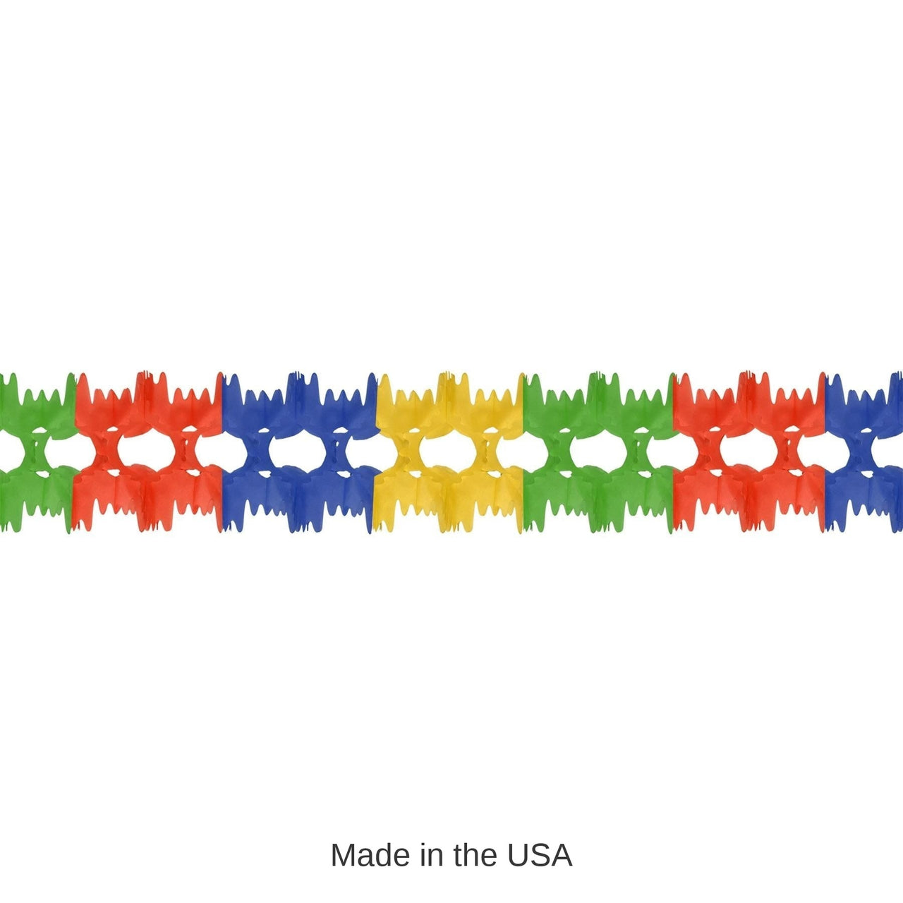 12 Pack Bulk Party Pageant Garland - green - red - blue - canary